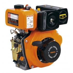 China 178FA Single Cylinder Diesel Powered Engine 6.7HP Max Power Electric Starter supplier