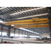 China LH Type Mobile Electric Double Girder Overhead Crane 50Ton with Electric Trolley on sale