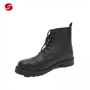 China Genuine Leather Multifunctional Combat Safety Steel Toe Shoes Boots supplier