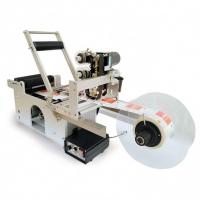 China 220V Packaging Labeling Machine , Adhesive Sticker Labeling Machine With Date Printer on sale