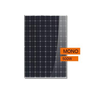 High Efficiency Black Mono celll 500W Solar Panel Digital Glass With CE RoHS Approved