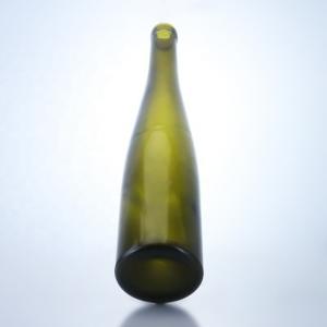 China 500ml 700ml Flint Glass Bottle in Antique Green Color for Wine or Champagne Packaging supplier