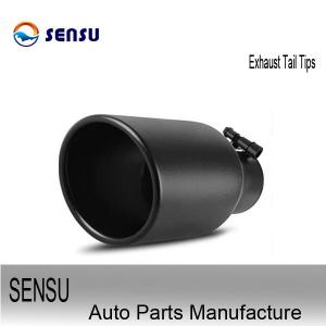 Carbon Fiber Glossy Exhausts Parts 175mm 2.5 Inlet 3.5 Outlet Exhaust Tip