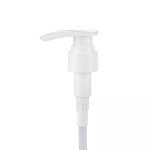 Plastic Bottle 28/410 Lotion Pump For Cream Shampoo Bottle Output 4cc Ribbed Closure