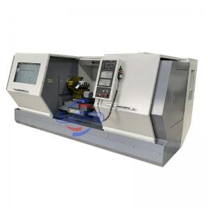 China Automatic 	Flat Bed CNC Lathe Machine Metal Cnc Turning Machine supplier