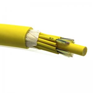 China GJPFJV Breakout Tight Buffered Fiber Optic Cable 2 - 144 Fiber Count PVC / LSZH Jacket supplier