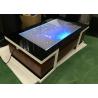 China 55 Inch I3 I5 I7 Capacitive Touch Screen Smart Table Wooden Frame wholesale