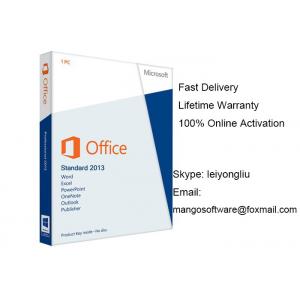 China Full Version Genuine Microsoft Office 2013 Product Key Card PKC 1 User supplier