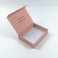 China Folding Pink Lingerie Scarf Packaging Boxes Custom Size on sale