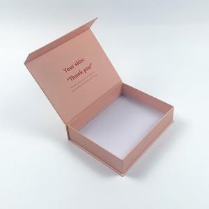 China Folding Pink Lingerie Scarf Packaging Boxes Custom Size supplier