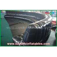China Eco-friendly Custom Inflatable Products 6 - 10m Black Hermetically Sealed 0.6mm PVC Inflatable Sofa on sale