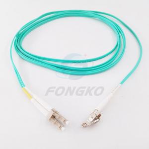 China OM3 Optical Fiber Jumper , Optic Lc Network Patch Cord Ftth supplier