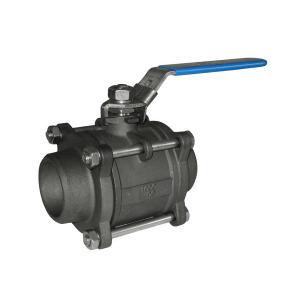 China NPT / BSP Screw Threaded Ball Valve Floating For Petroleum / 3 Piece Ball Valve supplier