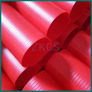 China Telecom Industry Plastic Corrugated Tube 120mm ROHS Standard Ribbed Plastic Tubing supplier