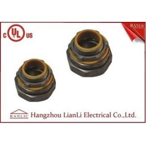 China Conector recto de las colocaciones flexibles herméticas del conducto con la garganta del PVC supplier