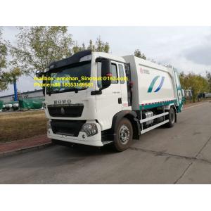 4x2 12m3 Sinotruk Howo7 Garbage Collection Truck 290hp 336hp Left Hand Drive Euro2