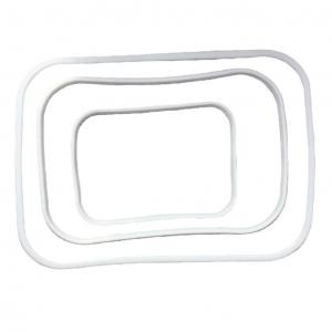 Personalized Square Rubber O Rings Transparent For Floodlight Lamp LED light Seals