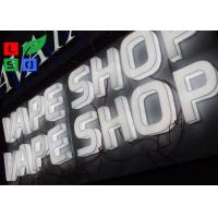 China AC100~245V LED Channel Letters Signage IP65 IP44 Edge Lit Acrylic Letters on sale