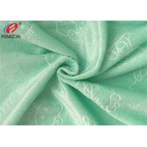 100% Polyester Knitted Embossed Minky Plush Fabric Fabric Used For Baby