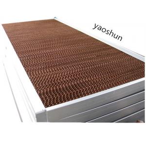China Evaporative cooling pad with galvanized,stainless steel,or aluminum alloy frame supplier