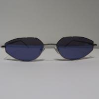 China Polygon 146mm Dark Blue Polarized Sunglasses PC AR Coating on sale