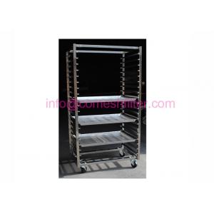 20tier 600x800mm Drying Mesh Tray Stainless Steel Rack Trolley