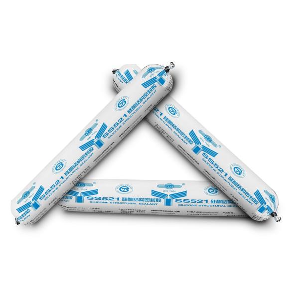 China SS521 One Part Silicone Structural Sealant Aluminum Patio Roof Sealant on sale