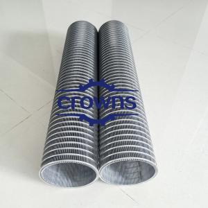 316 316L stainless steel thread adapter connection wedge wire screen filter cartridge wedge wire sreen pipe