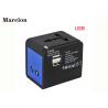 China Global Travel Power Adapter, Dual USB Travel Adapter Built In 6A Fuse Safeguard Devices for Corporate Gifts wholesale