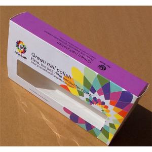 FEFCO 0211 Paper Color Box for Glass Bottle Nail Polish Gift Packaging