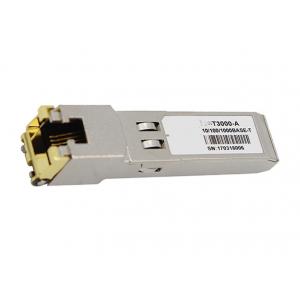 1000Base-T Copper 10 / 100 / 1000Mbps RJ45 SFP Module 1000M UTP Transceiver