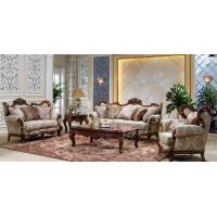 China 5 Piece Maharaja Luxury Living Room Furniture European French Wood Carving Sofa Set on sale