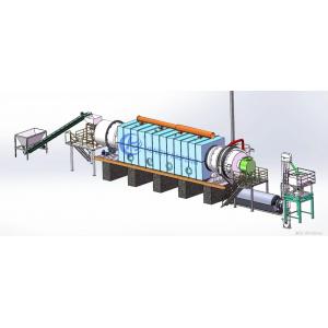 China Dependable Ignition Horizontal Carbonization Furnace For Charcoal Semi Auto supplier