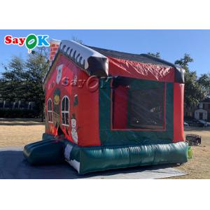 China Indoor Snowman Inflatable Bounce House For Amusement Park supplier