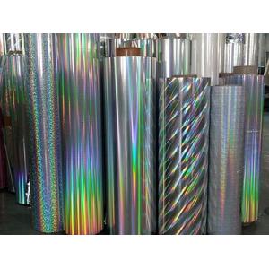 holographic hot stamping foil hot transfer foil Holographic lamination film with acrylic for printing and packing