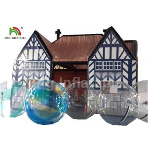 China Outdoor Pub Cabin 8 X 6m Airtight Inflatable Event Tent With Digital Printing supplier