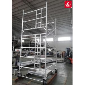 3.5M Mobile Aluminum Scaffolding Tower Working Bench Outside