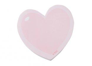 Customized Pink heart shape Personalised Notepad / Memo pad / kids sticky notes