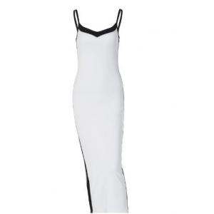 China Low Moq Clothing Manufacturer Women Spaghetti Strap Bodycon Dress Sexy Sleeveless Maxi Dresses supplier