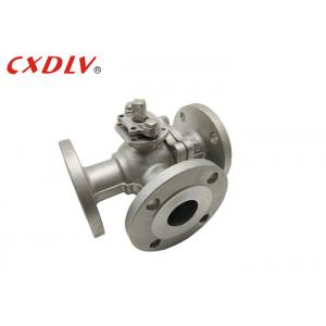 3Way Ball Valve T Type Stainless Steel DN25 DN50 DN65 DN 100 Pneumatic Electric