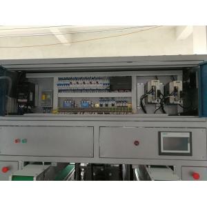 China Double Lane Toilet Paper Roll Cutting Machine Siemens PLC Control Touch Screen supplier