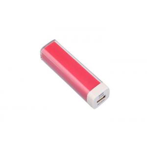 Plastic Mobile Power Bank 2600 Mah Lipstick Portable Charger For Gift