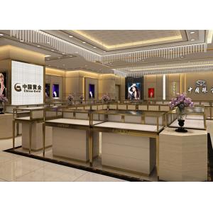 Stainless Steel Wooden Display Cases Large Space For Jewelry Display