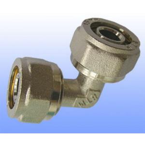China compression brass fitting reduce elbow for PEX-AL-PEX supplier