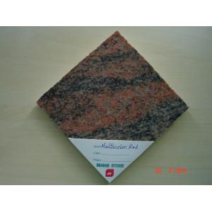 Multicolor Red Granite Slab Tiles Honed Polish For Outdoor Indoor Wall Floor
