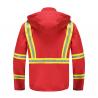 EN343 Rain proof Chemical Protective safety jacket , 9OZ Nomex Fire Retardant