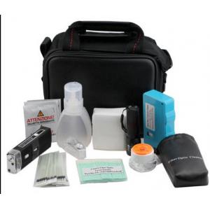 Waterproof Fiber Optic Tool Kits , Compact Fiber Connector Cleaning Kit