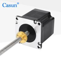 China 2.8A Nema 23 Stepper Motor With 4 Lead Screw Captive Stepper Motor on sale