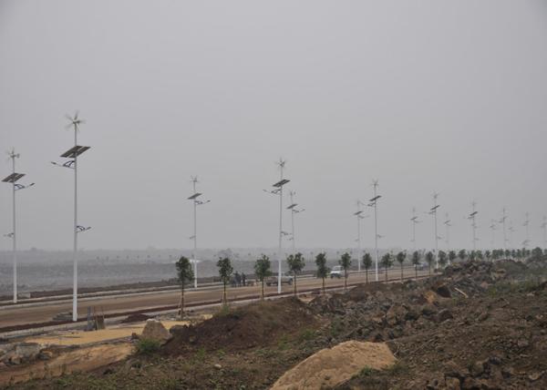Hybrid Solar Wind Power Generation System , 12KW 110V Solar Panels And Windmills For Home