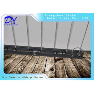 China 316 SS Wire Sliding Invisible Grille Accessories For Balcony Window supplier
